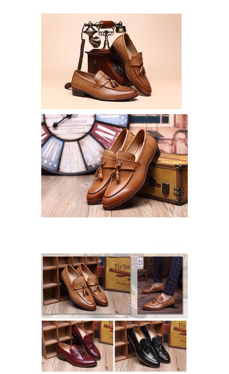 Italian handmade vintage tassel loafers