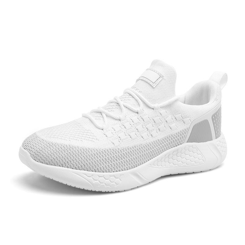 Fashion casual shoes lightweight fly-woven running sneakers